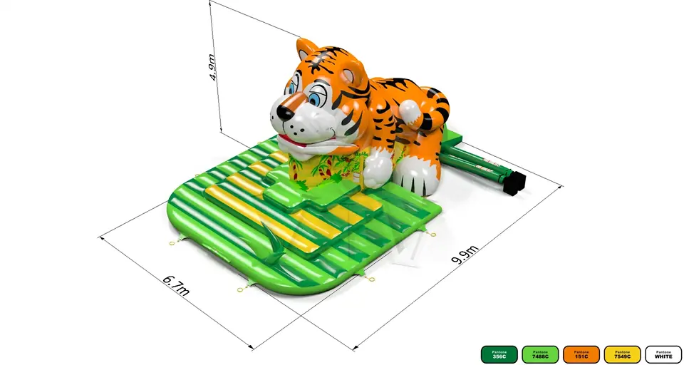 Swallower Tiger commercial inflatable slide