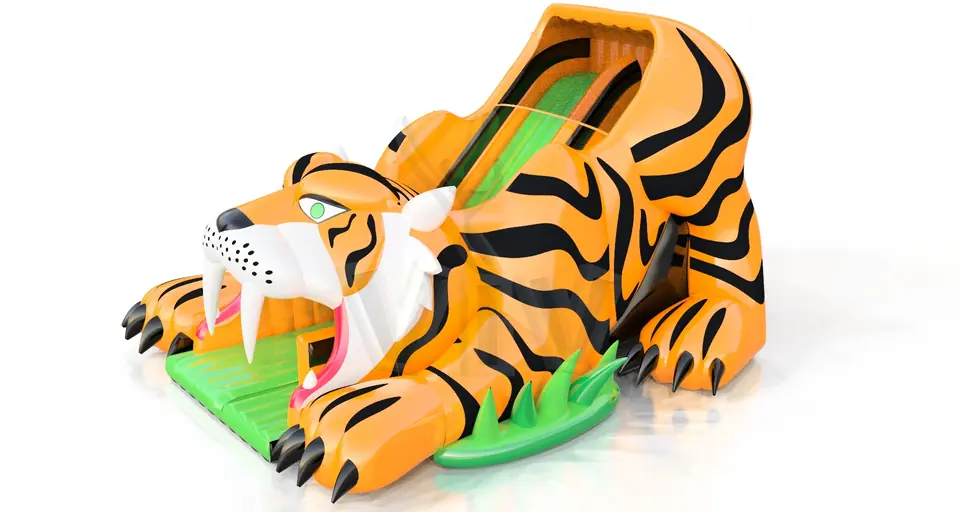 Tiger commercial inflatable slide