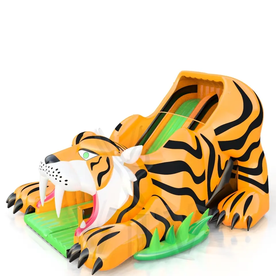 Tiger commercial inflatable slide