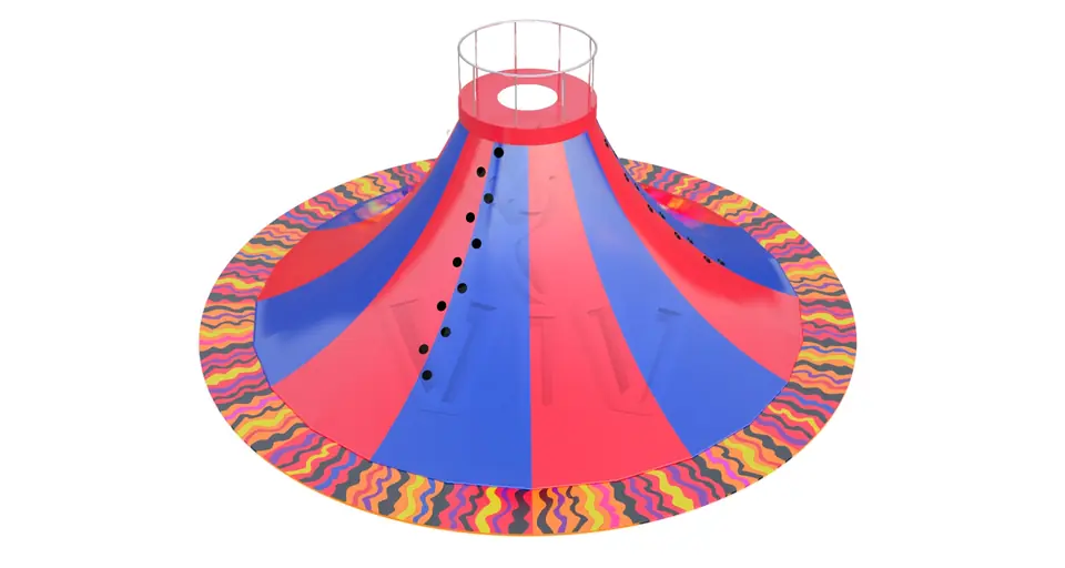 Volcano commercial inflatable slide