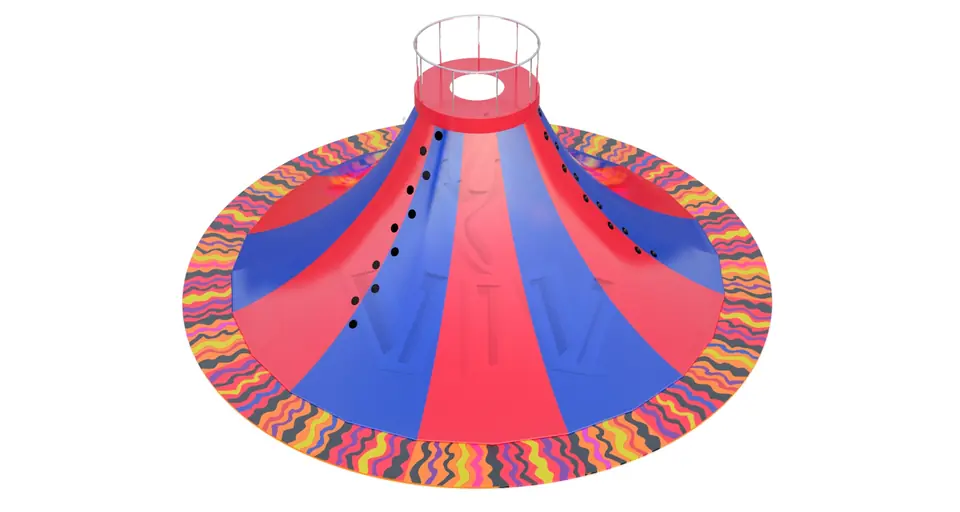 Volcano commercial inflatable slide