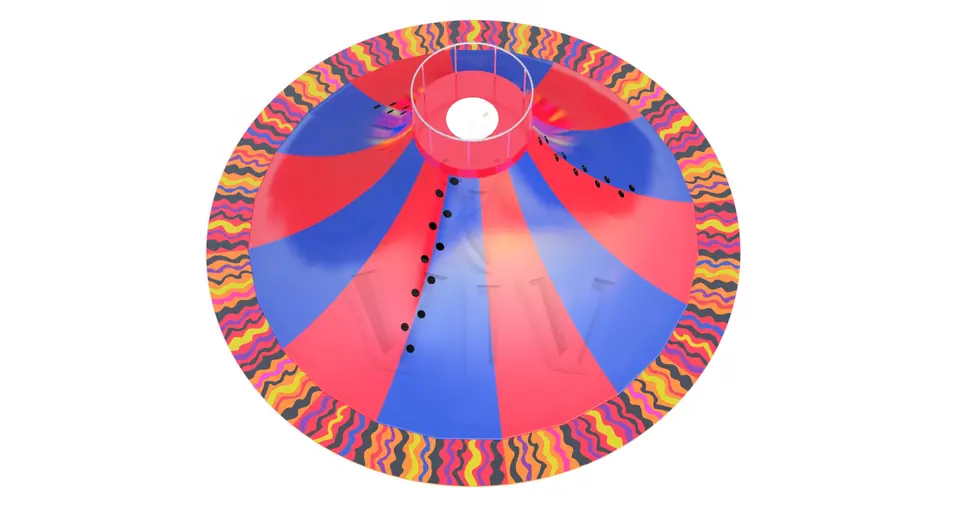 Volcano commercial inflatable slide