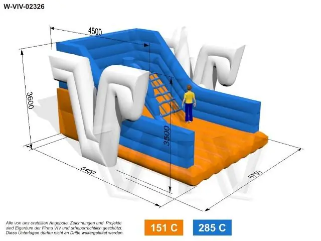 "Volksbank" - Collection Volksbank commercial inflatable slide