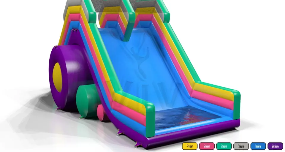 Water - Collection Fun in 5K commercial inflatable slide