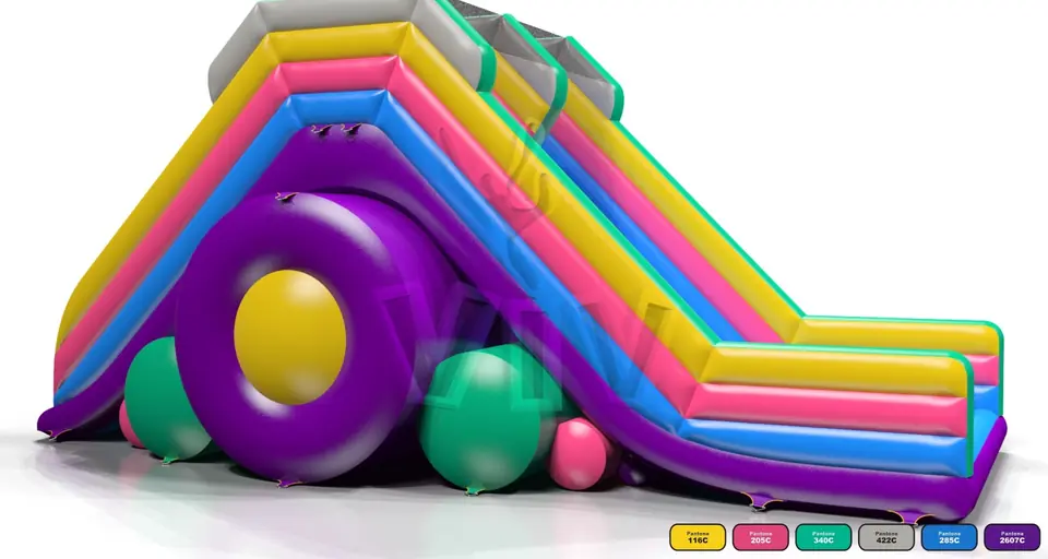 Water - Collection Fun in 5K commercial inflatable slide