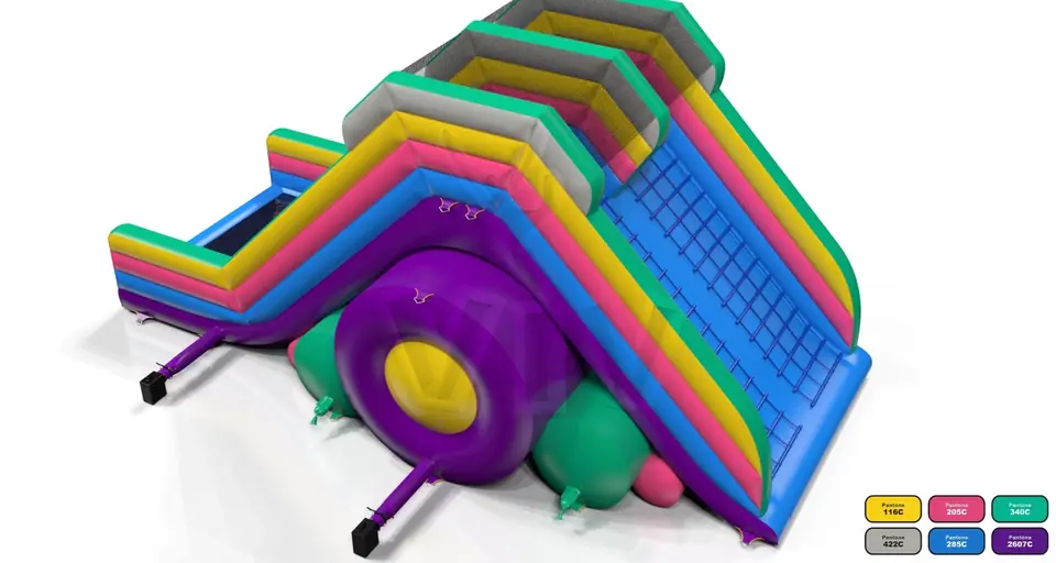 Water - Collection Fun in 5K commercial inflatable slide