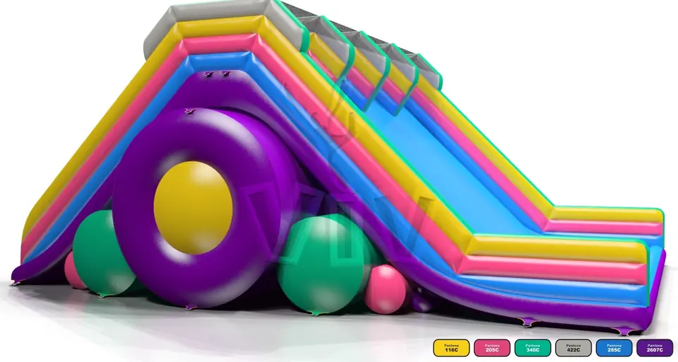 Water - Collection Fun in 5K commercial inflatable slide