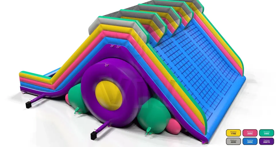 Water - Collection Fun in 5K commercial inflatable slide