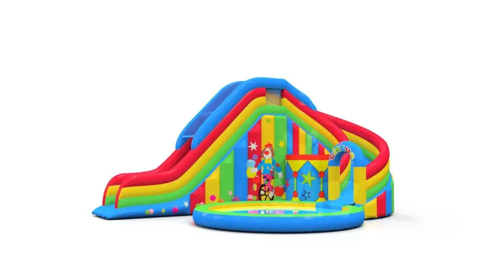 Water Slide Circus - Collection Circus commercial inflatable slide