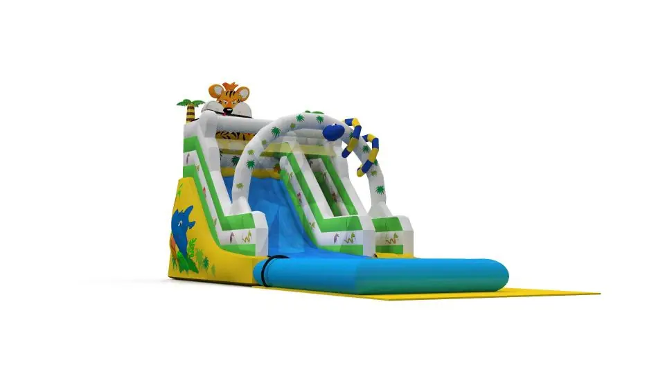 Water Slide Jungle commercial inflatable slide