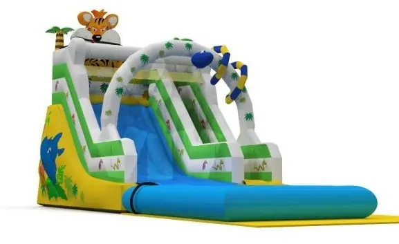 Water Slide Jungle commercial inflatable slide