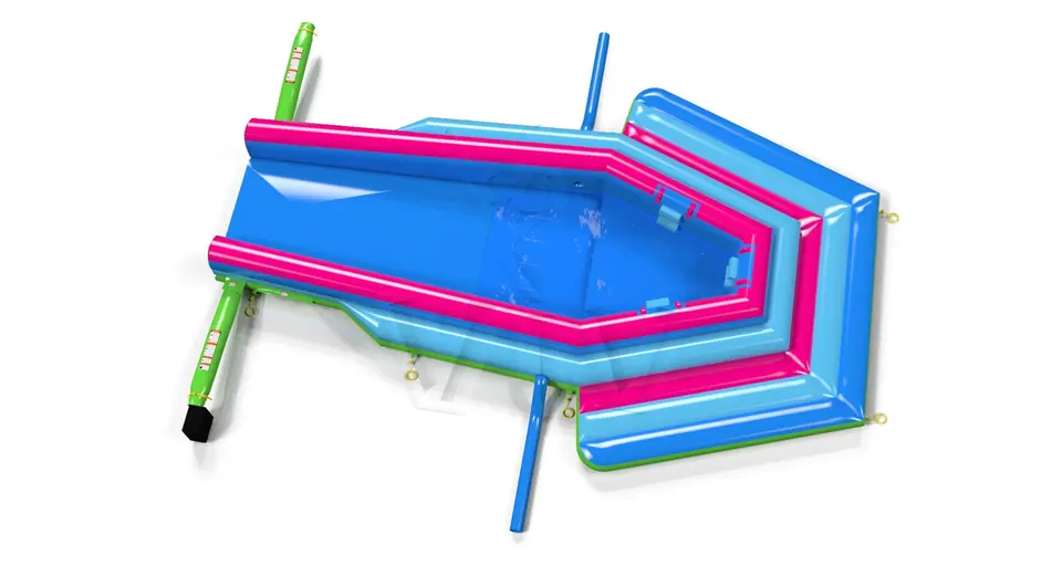 Water slide pool Startup commercial inflatable slide