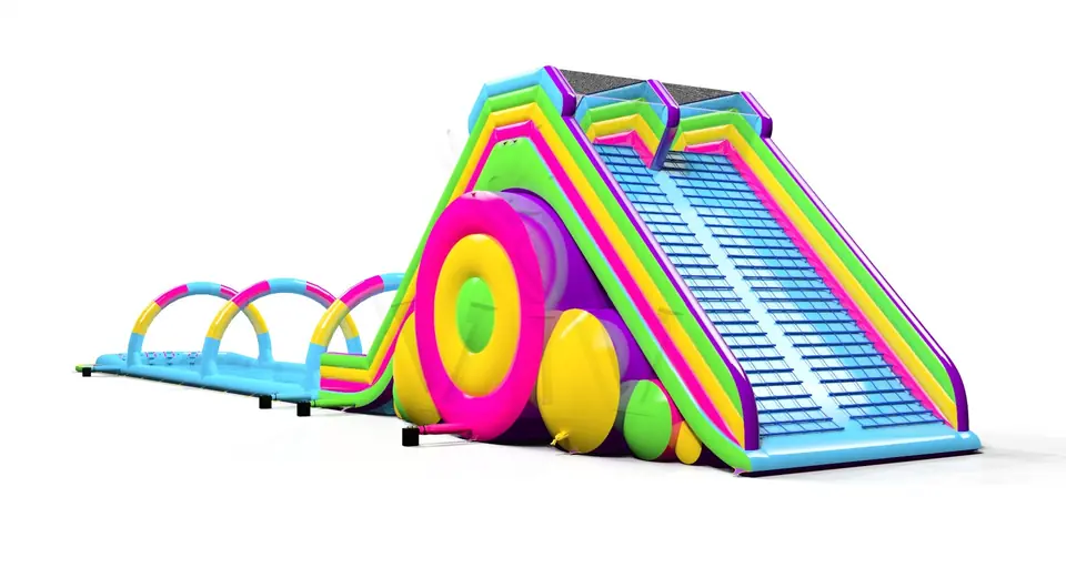 Water slide set Startup commercial inflatable slide
