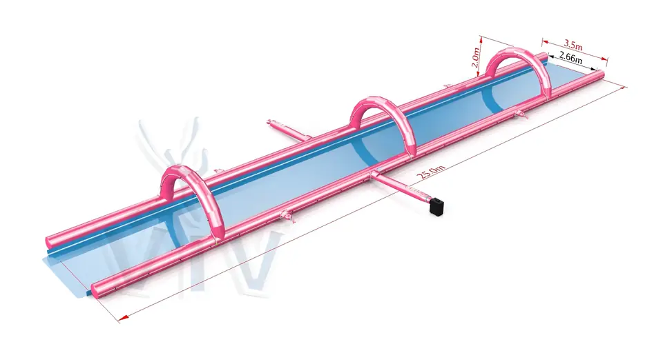 Water slide with pool XXXL commercial inflatable slide