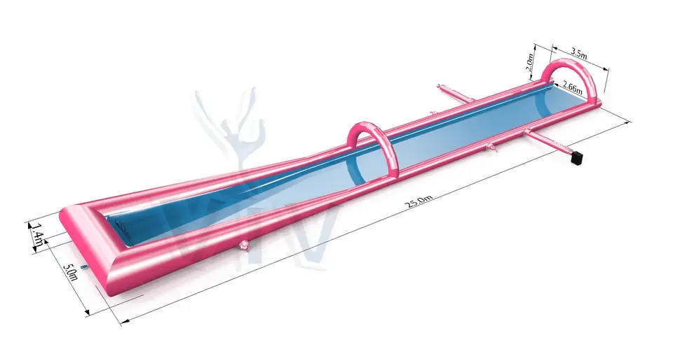Water slide with pool XXXL commercial inflatable slide