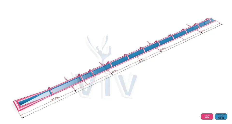 Water slide with pool XXXL commercial inflatable slide
