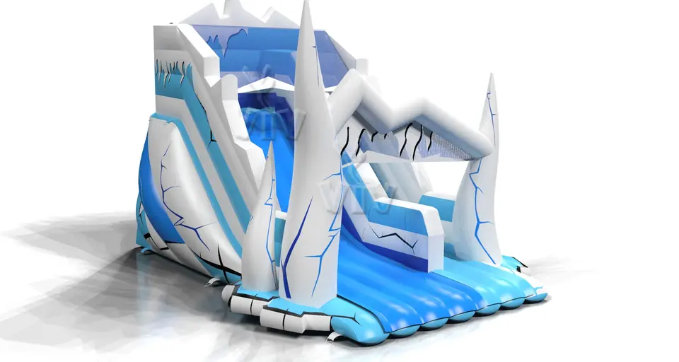 Waterfall - Collection Snow Queen commercial inflatable slide