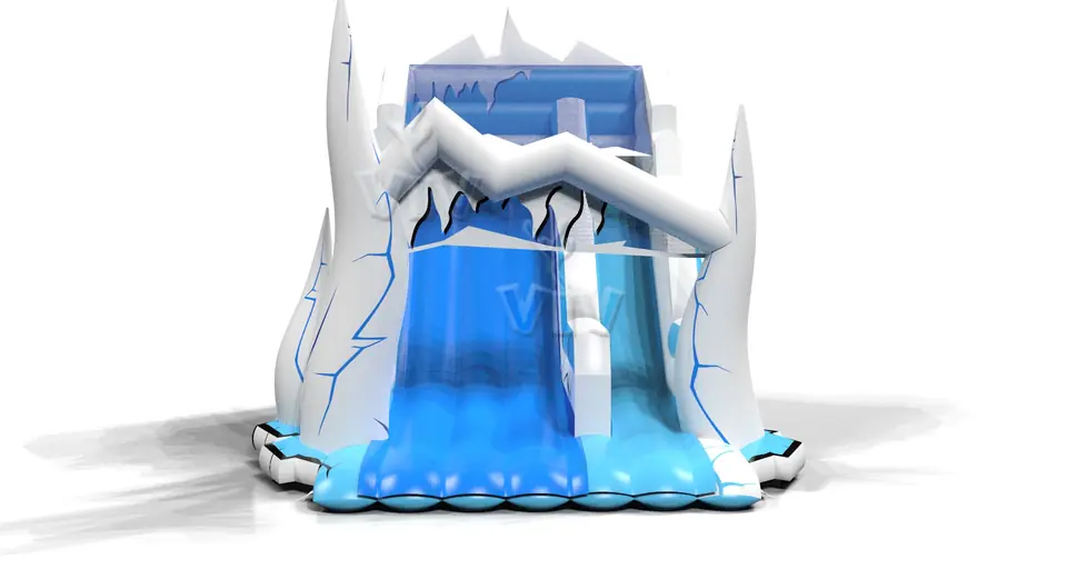 Waterfall - Collection Snow Queen commercial inflatable slide