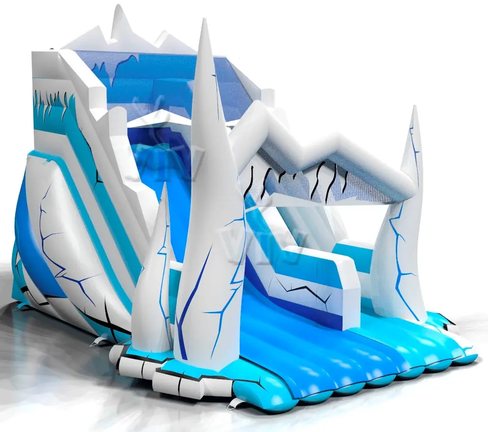 Waterfall - Collection Snow Queen commercial inflatable slide