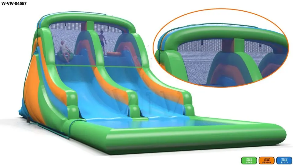 Waterslide commercial inflatable slide