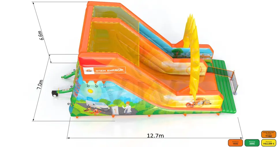 Wien Energie commercial inflatable slide