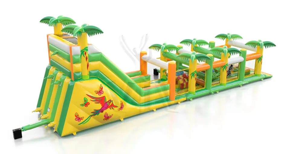 with Active Center Tropical Islands commercial inflatable slide