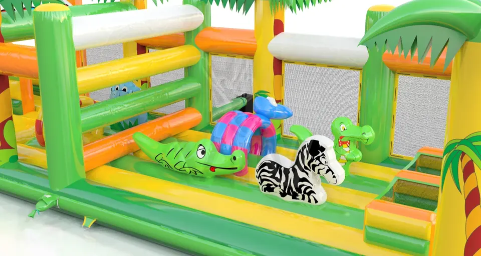 with Active Center Tropical Islands commercial inflatable slide