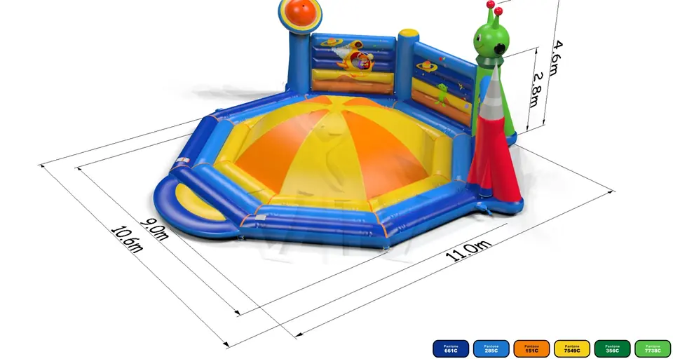 Soft Mountain Cosmos commercial inflatable soft mountain