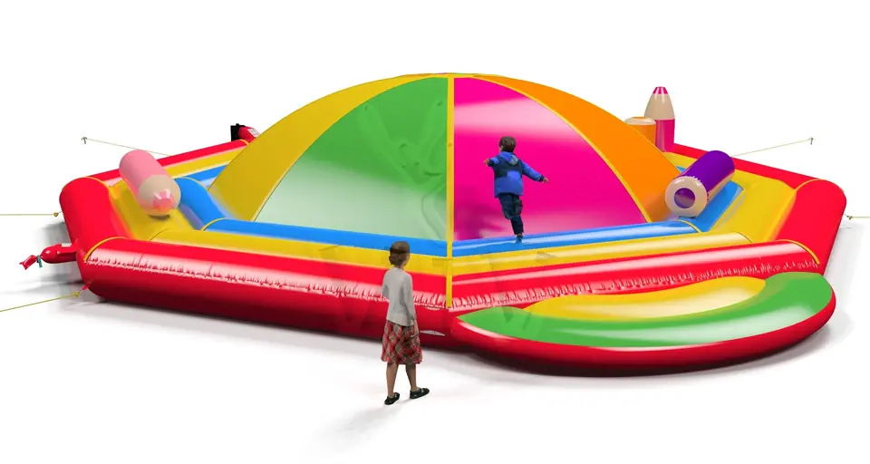 Soft Mountain Crayons XL commercial inflatable soft mountain