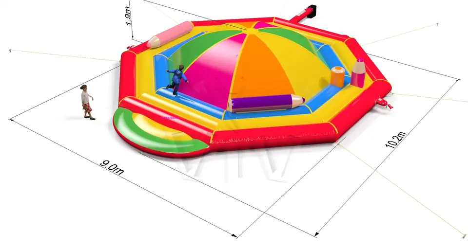 Soft Mountain Crayons XL commercial inflatable soft mountain