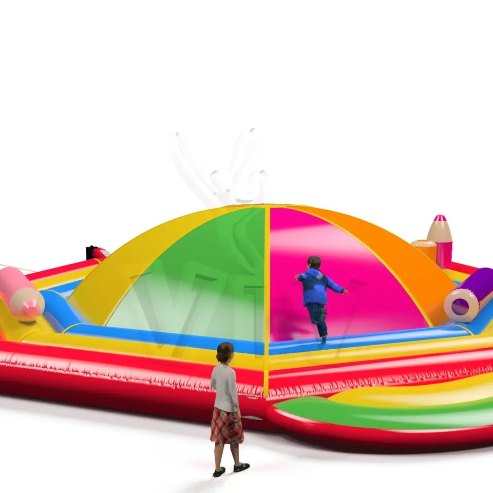 Soft Mountain Crayons XL commercial inflatable soft mountain