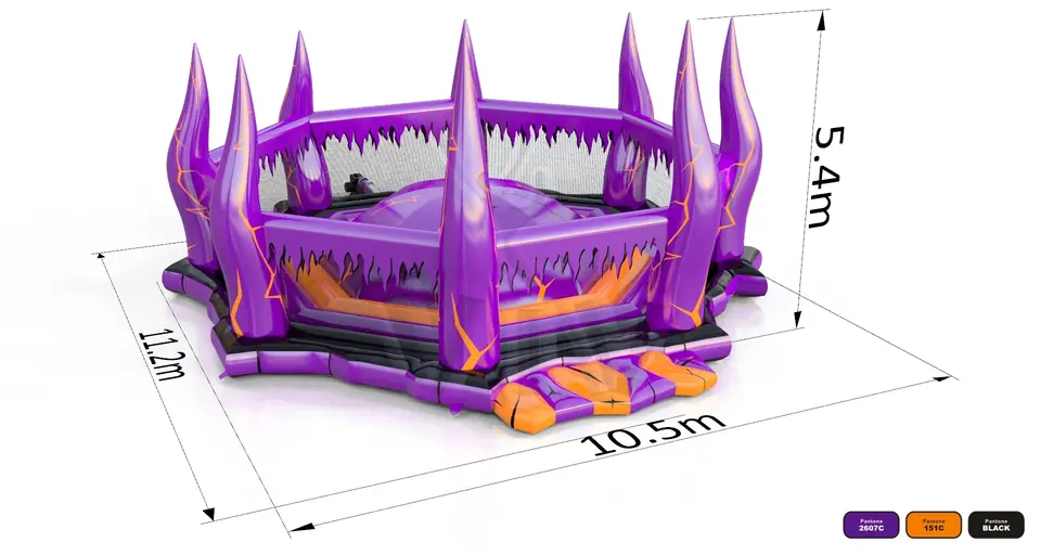 Soft Mountain Crown commercial inflatable soft mountain