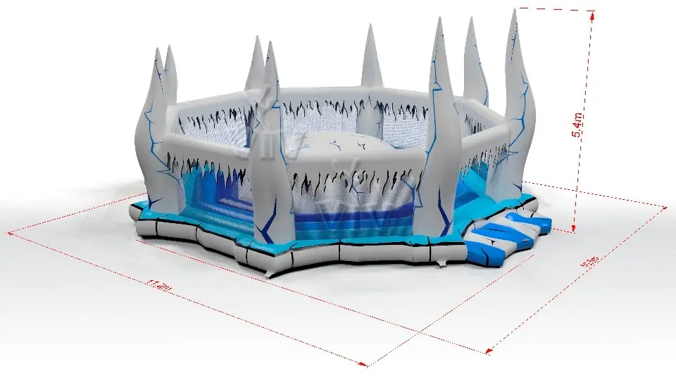 Soft Mountain Crown - Collection Snow Queen commercial inflatable soft mountain