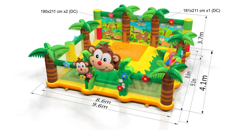 Soft Mountain de Luxe commercial inflatable soft mountain