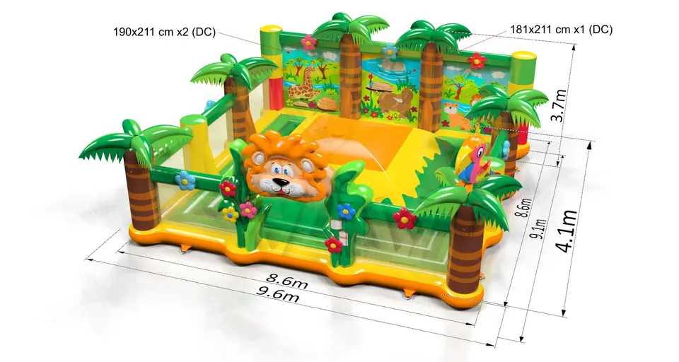 Soft Mountain de Luxe commercial inflatable soft mountain