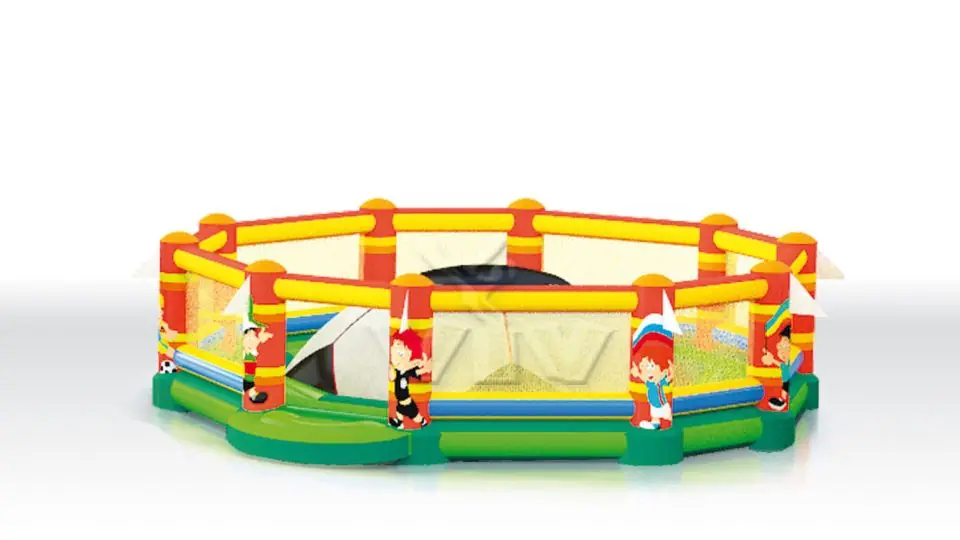 Soft Mountain Foolball with the floor under the bowl - Collection Football commercial inflatable soft mountain
