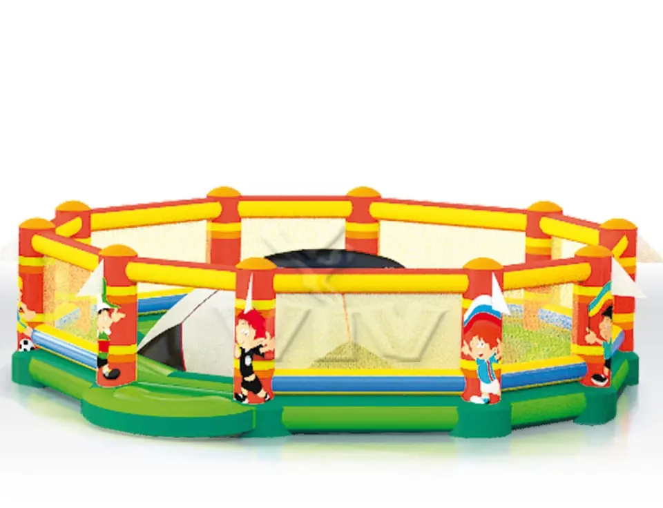 Soft Mountain Foolball with the floor under the bowl - Collection Football commercial inflatable soft mountain
