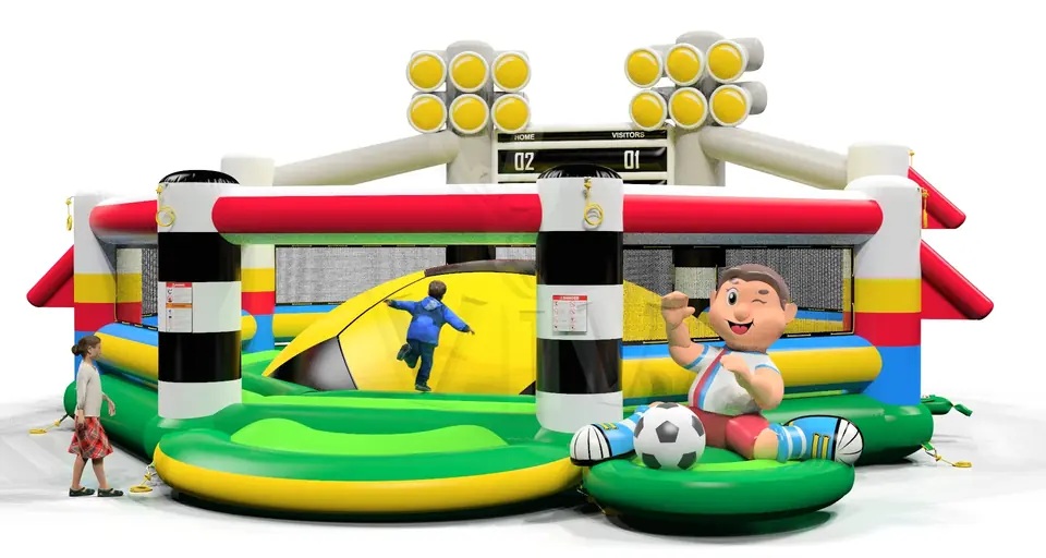 Soft Mountain Football commercial inflatable soft mountain