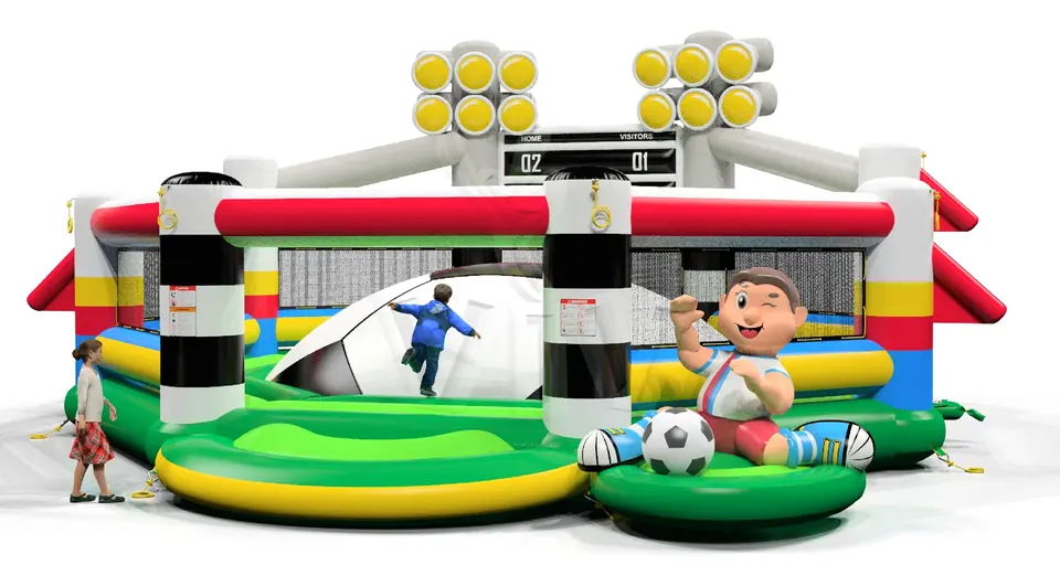 Soft mountain Football commercial inflatable soft mountain