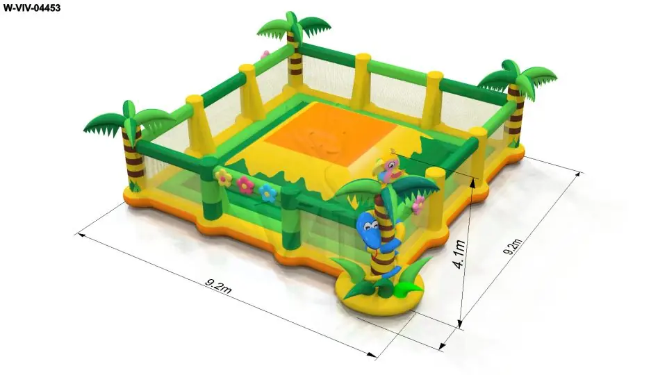 Soft Mountain Jungle - Collection Jungle De Luxe commercial inflatable soft mountain