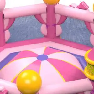 Soft Mountain Pink with the floor under the bowl - Pink Collection commercial inflatable soft mountain