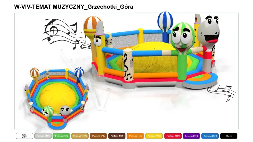 Soft Mountain Rattle - Musical Collection commercial inflatable soft mountain