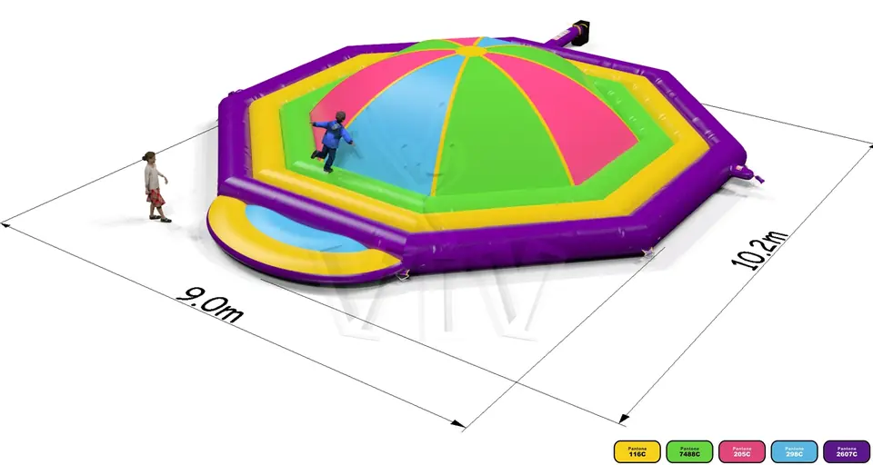 Soft Mountain Startup without fence XL - Extra Large with the floor under the bowl commercial inflatable soft mountain