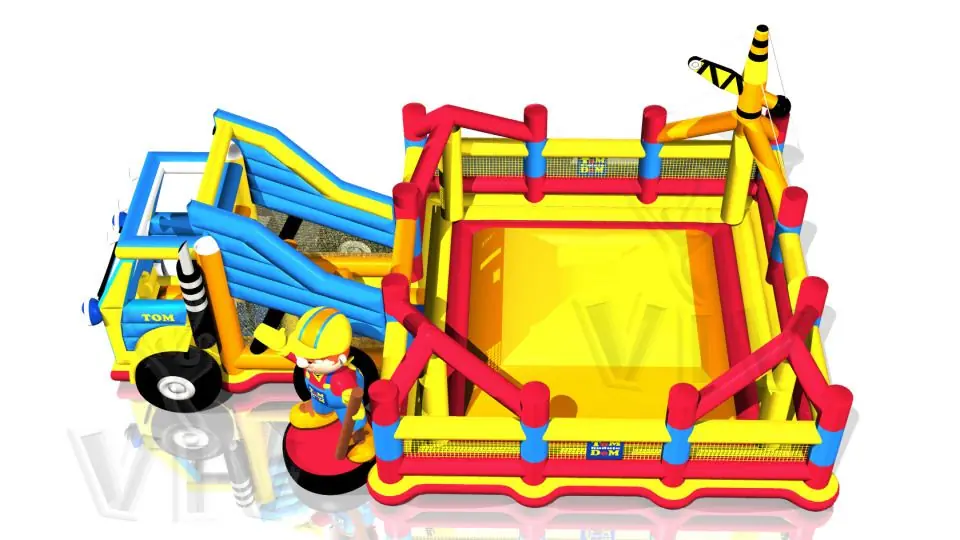 Soft Mountain Tipper - Collection Tom the Builder commercial inflatable soft mountain