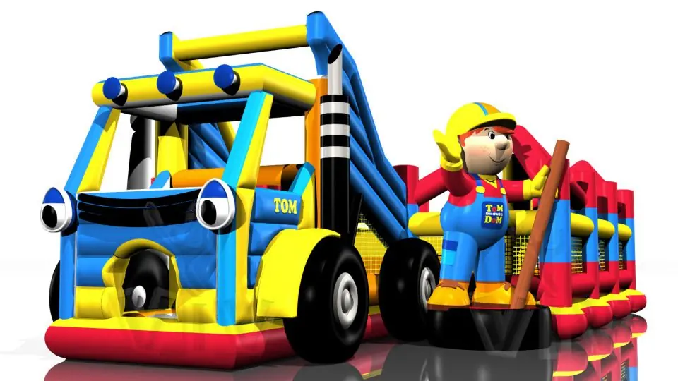 Soft Mountain Tipper - Collection Tom the Builder commercial inflatable soft mountain