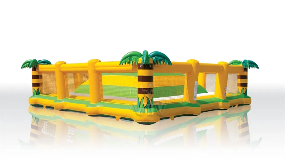 Soft Mountain with barier with the floor under the bowl commercial inflatable soft mountain