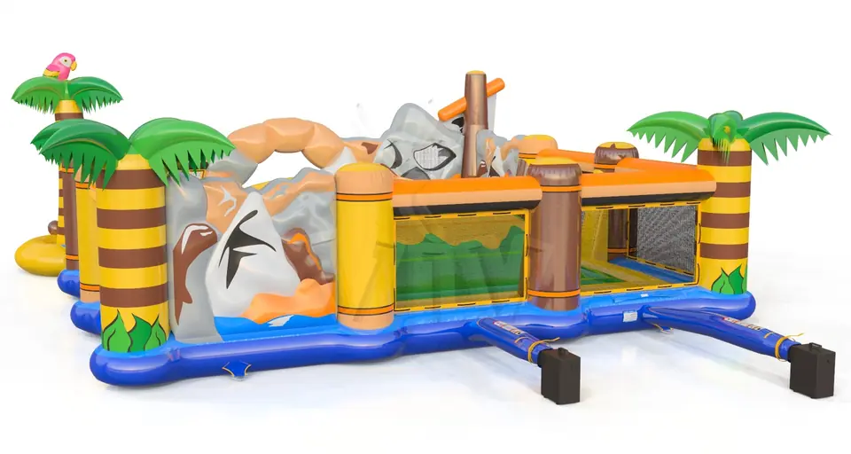 Soft Mountain with Barrier Pirate - Collection Pirate commercial inflatable soft mountain