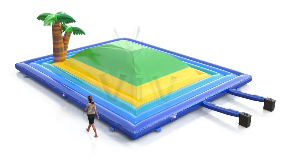 Soft Mountain with palms commercial inflatable soft mountain