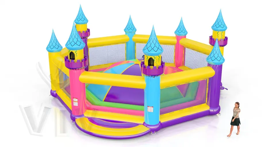 Soft Mountain XL Startup with towers commercial inflatable soft mountain