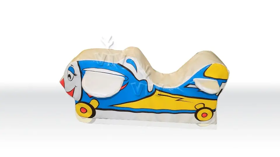 Air-plane foam soft play character for dry indoor play areas